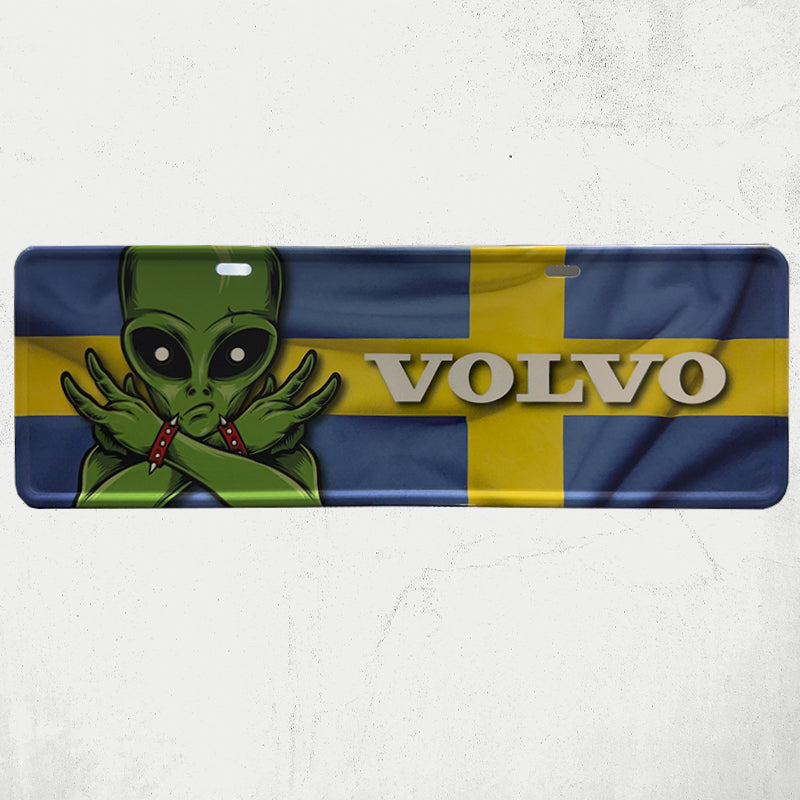Placa modelo carro - ET Volvo