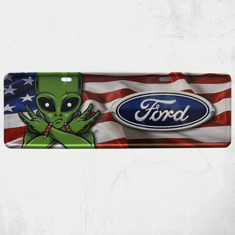 Placa modelo carro - ET Ford