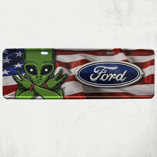 Placa modelo carro - ET Ford