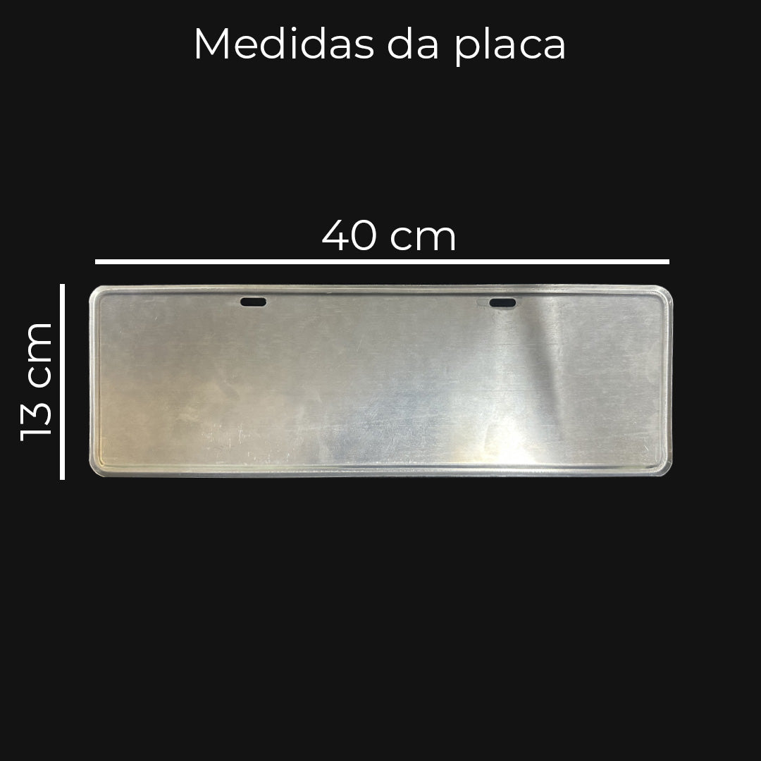 Placa modelo carro - Volco Clássica