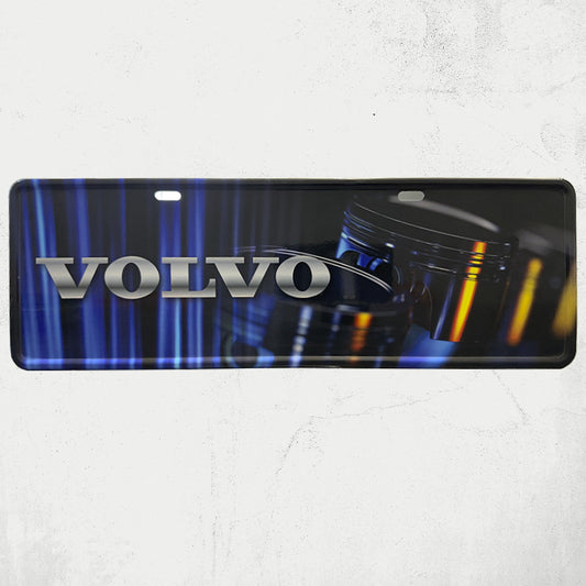 Placa modelo carro - Volvo Pistão
